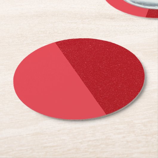 Aangepaste halfgeluids Tomat Rode Onderzetters (Se (Gebogen)