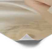 Aangepaste Hallo Baby Foto van World Script Poster (Hoek)