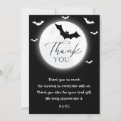 Aangepaste Halloween Bedankkaart (Voorkant)