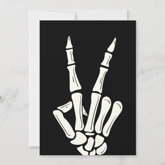 Aangepaste Halloween  Bedankkaart (Achterkant)