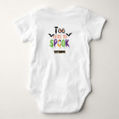 Aangepaste Halloween bodysuit, Aangepaste Hallowee Romper (Achterkant)