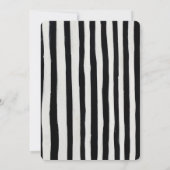 Aangepaste Halloween 'Boos & Booze' Ghost & Floral Kaart (Achterkant)