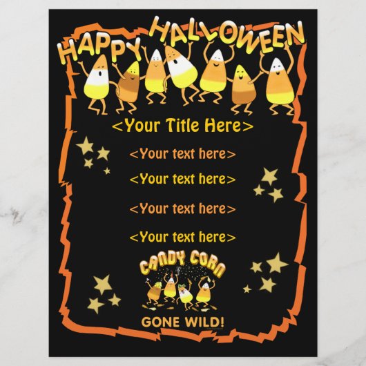 Aangepaste Halloween Business of Personal Flyer (Voorkant)