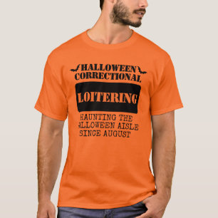 Aangepaste Halloween Correctional Inmate Group T-shirt