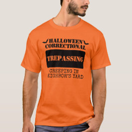 Aangepaste Halloween Correctional Inmate Group T-shirt