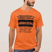 Aangepaste Halloween Correctional Inmate Group T-shirt (Voorkant)