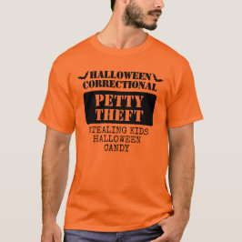 Aangepaste Halloween Correctional Inmate Group T-shirt