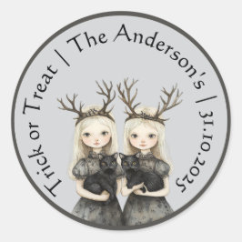 Aangepaste Halloween Creepy Child Sticker