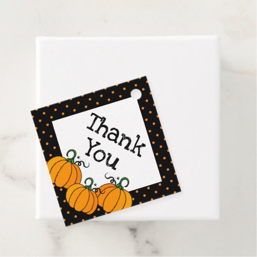 Aangepaste Halloween Dank u Classic Ronde Sticker Bedankjes Labels (In situ)