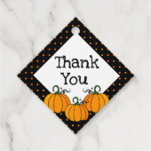Aangepaste Halloween Dank u Classic Ronde Sticker Bedankjes Labels (Voorkant)