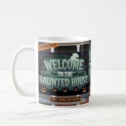 Aangepaste Halloween decoratie Koffiemok (Links)