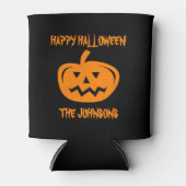 Aangepaste Halloween feest pompoen carving koelbox Blikjeskoeler (Voorkant)