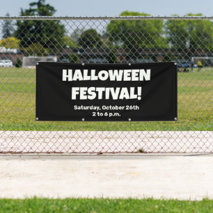 Aangepaste Halloween Festival Banner