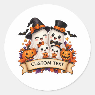 Aangepaste Halloween Geest Familie Sticker