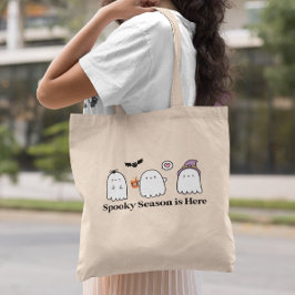 Aangepaste Halloween Ghosts Spooky Seizoen Trick T Tote Bag