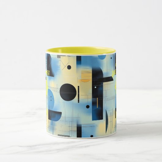 Aangepaste Halloween - Heldergele vleermuis Night Mok (Midden)