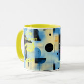 Aangepaste Halloween - Heldergele vleermuis Night Mok (Voorkant links)