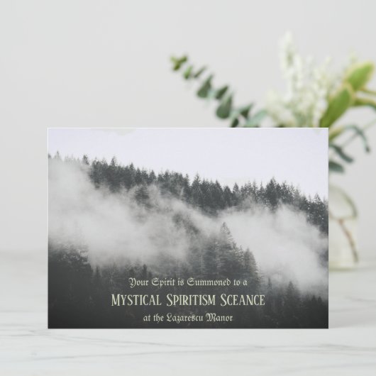 aangepaste Halloween klassieke uitnodiging (Staand voorkant)