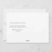 aangepaste Halloween klassieke uitnodiging (Achterkant)