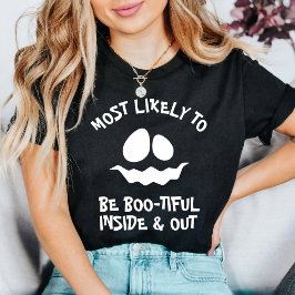 Aangepaste Halloween - Meest Waarschijnlijk Boo-ti T-shirt