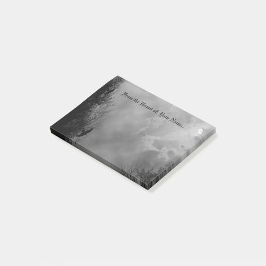 Aangepaste Halloween met Ravens Post it Notes (Schuin)