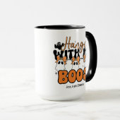 Aangepaste Halloween Mom Hangin' met mijn Boos Mok (Voorkant rechts)