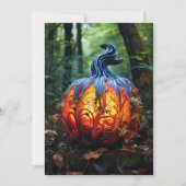 Aangepaste Halloween Party Fancy Pompoen Kaart (Voorkant)