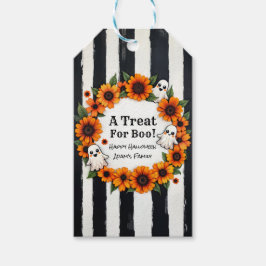 Aangepaste Halloween Party Favoriet - 'Een traktat Cadeaulabel