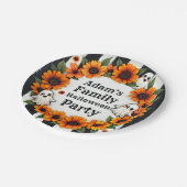 Aangepaste Halloween Party - Gepersonaliseerde Gho Papieren Bordje (Gekanteld)