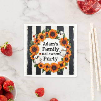 Aangepaste Halloween Party - Gepersonaliseerde Gho Servet