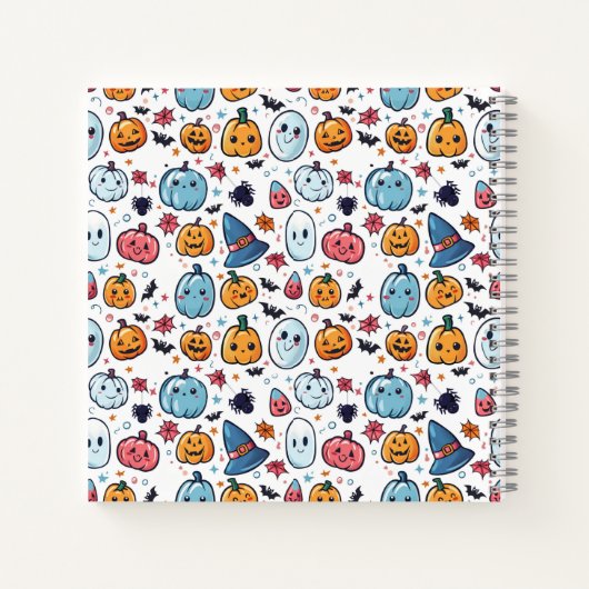 Aangepaste Halloween Party Planning Notitieboek (Achterkant)