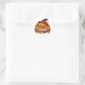 Aangepaste Halloween Pompoen Sticker (Tas)