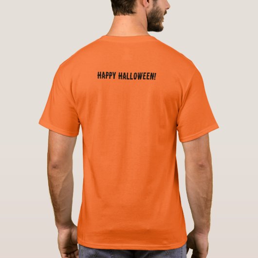 Aangepaste Halloween Ramen Tabby Cat Matching T-shirt (Achterkant)