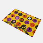 Aangepaste Halloween Schattige Spooky Whimsical Ye Deurmat (Schuin)
