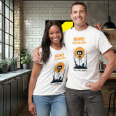 Aangepaste Halloween Skeleton Crew T-shirt