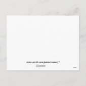 Aangepaste Halloween Skeletten Feesten Kaart (Achterkant)