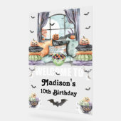 Aangepaste Halloween Sleepover Welkomstbord Acryl Bord (Hoek)