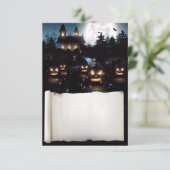 Aangepaste halloween Spooky Night Kaart (Staand voorkant)