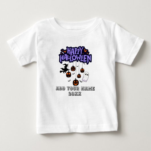 Aangepaste Halloween thema T-shirts voor kinderen (Voorkant)