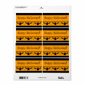 Aangepaste Halloween Treat Bag Labels (Full Sheet)