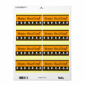 Aangepaste Halloween Treat Bag Labels (Full Sheet)