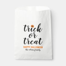 Aangepaste halloween trick or treat modern script