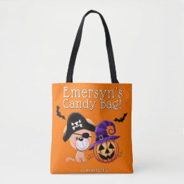 Aangepaste Halloween Trick or treat Snoep Bag Tote Bag