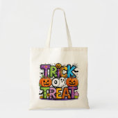 Aangepaste halloween Trick or treat tas (Voorkant)