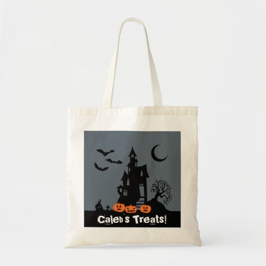 Aangepaste halloween Trick or treat tas (Voorkant)