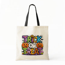 Aangepaste halloween Trick or treat tas