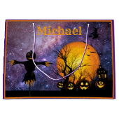 Aangepaste halloween Trick or treat tas Groot Cadeauzakje (Voorkant)
