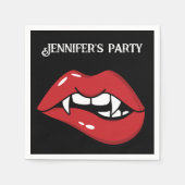 Aangepaste Halloween Vampire Servet (Voorkant)