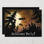 Aangepaste halloween vlekken, spoky Castle en Full Kaart (Voorkant / Achterkant)