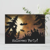 Aangepaste halloween vlekken, spoky Castle en Full Kaart (Staand voorkant)